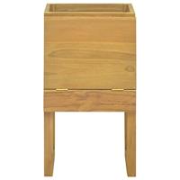 Badkamerkast 45x45x75 cm massief teakhout - thumbnail