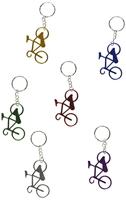 Mighty Sleutelhanger aluminium fiets (12 stuks) - thumbnail