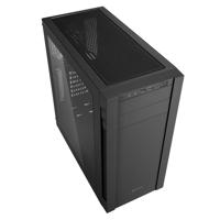 Sharkoon s25-w midi tower behuizing (zwart | 2x usb-a | window) - thumbnail
