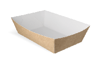 Frietbakjes A50 kraft/wit BIO - thumbnail