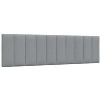 Hoofdbordkussen "Hanko" 180 cm stof lichtgrijs - thumbnail