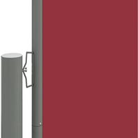 VidaXL Windscherm uittrekbaar 220x1000 cm rood - thumbnail
