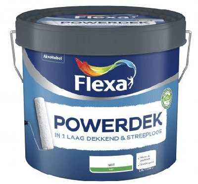 Flexa Powerdek Muren & Plafonds - Wit
