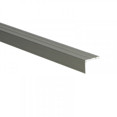 Hoeklijnprofiel zelfklevend 17 mm RVS geborsteld - 300 cm