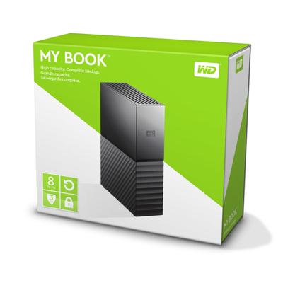 Externe Harde Schijf Western Digital WDBBGB0080HBK-EESN Zwart 8 TB HDD - thumbnail