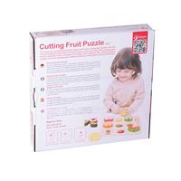 Classic World Houten Snijfruit Puzzel - thumbnail