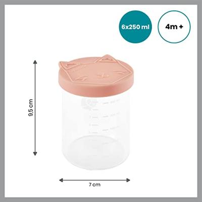 Isy kommen 6 x 250ml BABYMOOV blauw Isy kommen 6 x 250ml BABYMOOV blauw