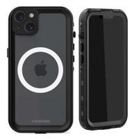 Mobilize MagSafe Compatible Waterproof Case Apple iPhone 15 Plus Clear/Black - thumbnail