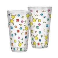 Pokemon - Pikachu Pattern Large Glass - thumbnail