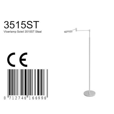 Steinhauer Oplaadbare led leeslampSoleil geborsteld metaal - 3515ST