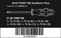 Wera 367/6 TORX® BO Schroevendraaierset Werkplaats 6-delig Torx BO - thumbnail