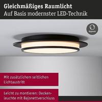 Paulmann 96785 Egron LED-plafondlamp LED Bajonet 16 W Zwart (mat) - thumbnail