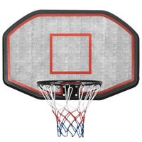 Basketbalbord 109x71x3 cm polyetheen zwart - thumbnail