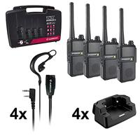 Albrecht Tectalk Worker 3 29826 PMR-portofoon Set van 4 stuks - thumbnail