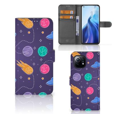 Xiaomi Mi 11 | Wallet Case | met Pasjes | Space Xiaomi Mi 11 | Wallet Case | met Pasjes | Space