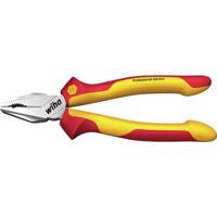 Wiha Combinatietang Professional electric met DynamicJoint® en OptiGrip met extra lang snijvlak | 180 mm | 7" - 27418 - 27418 - thumbnail