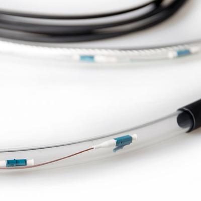 ACT 10 meter Multimode 50/125 OM3 indoor/outdoor kabel 8 voudig met LC connectoren