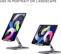 Satechi Aluminium iPad desktop stand - Space Gray - thumbnail