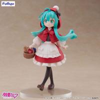 Hatsune Miku Desktop Fairy PVC Statue Hatsune Miku Little red riding hood Ver. 16 cm - thumbnail
