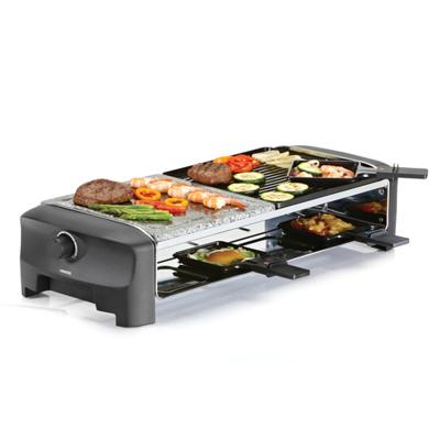 Princess Raclette 8 Stone & Grill Party gourmetstel - thumbnail