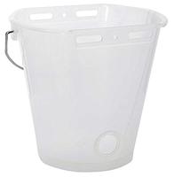 Kalveremmer wit transparant 2-zijdig plat - thumbnail