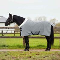 VidaXL Paardendeken volledig donkergroen 155 cm polar fleece - thumbnail