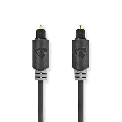 Nedis Optische Audiokabel | TosLink Male naar TosLink Male | 2 m | 1 stuks - CABW25000AT20 CABW25000AT20
