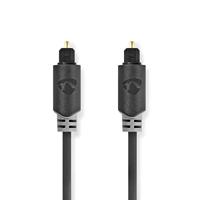 Nedis Optische Audiokabel | TosLink Male naar TosLink Male | 2 m | 1 stuks - CABW25000AT20 CABW25000AT20 - thumbnail