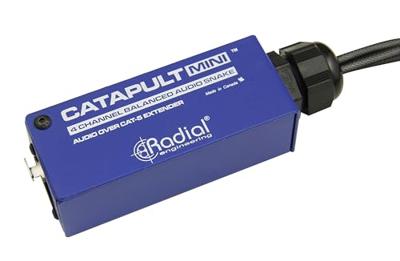 Radial Catapult Mini TX audio converter analoog naar Cat 5