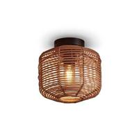 GOOD&MOJO Plafondlamp 'Tanami' Rotan, 25cm, kleur Naturel - thumbnail