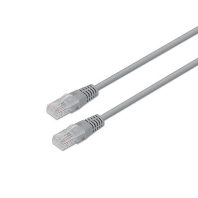 AISENS A135 – 0236 – doucheslang RJ45 patchkabel (20 m, 10/100/1000 Mbit/s, switch/router/modem/patchpaneel/patchveld/access point/champs) grijs