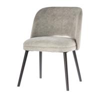 Riverdale Leeds eetkamerstoel grijs - thumbnail