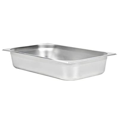 VidaXL Gastronormbakken 4 st gn 1/1 100 mm roestvrij staal