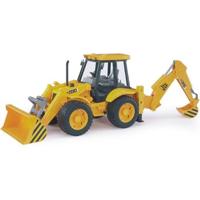 Bruder jcb 4cx shovel met baggerkraan - thumbnail