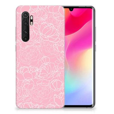 Xiaomi Mi Note 10 Lite | TPU Case | White Flowers