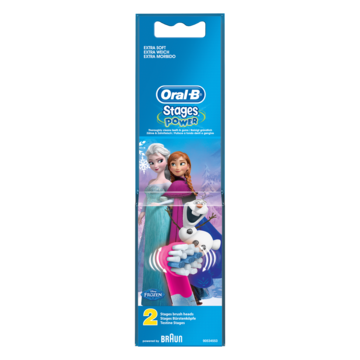 Oral-B Stages Power Elektrische Opzetborstels x2 met Disney Frozen-figuren