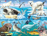 Selecta Larsen legpuzzel dieren - pooldieren, 75st. - thumbnail