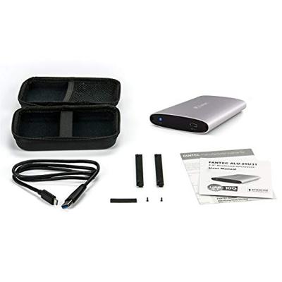 Fantec ALU-25U31 HDD behuizing 2,5 USB-C