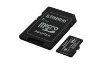 Kingston Technology 64GB microSDXC Canvas Select Plus Gen3 100MB/s A1 kaart + adapter - thumbnail