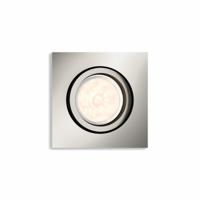 Philips Richtbare inbouwspotDonegal GU10 9cm vierkant mat chroom - 5040117PN - thumbnail