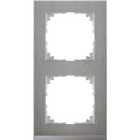 Merten MEG4020-3646 Afdekking Frame System M RVS 1 stuk(s) - thumbnail