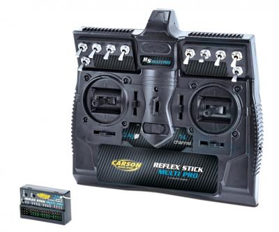 Carson Modellsport Reflex Stick MULTI PRO 14 RC handzender 2,4 GHz Aantal kanalen: 14 Incl. ontvanger