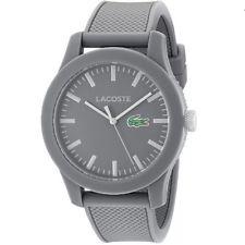 Lacoste horlogeband 2010767 / LC-79-1-47-2791 Rubber Grijs 21mm Lacoste horlogeband 2010767 / LC-79-1-47-2791 Rubber Grijs 21mm