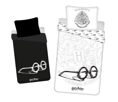 Harry Potter Dekbedovertrek Glasses glow in the dark - 140 x 200 cm - 70 x 90 cm Harry Potter Dekbedovertrek Glasses glow in the dark - 140 x 200 cm - 70 x 90 cm