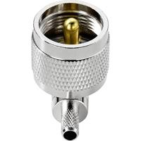 TRU COMPONENTS TC-9199208 UHF-connector Stekker, haaks 50 Ω 1 stuk(s) - thumbnail