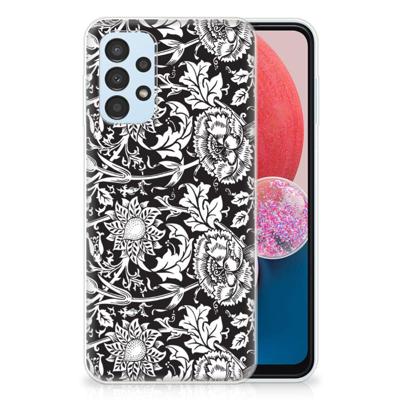 Samsung Galaxy A13 4G | TPU Case | Black Flowers