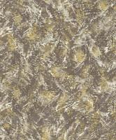 Dutch Wallcoverings Arabesque - Pluma Chocolate Gold - Multi - thumbnail