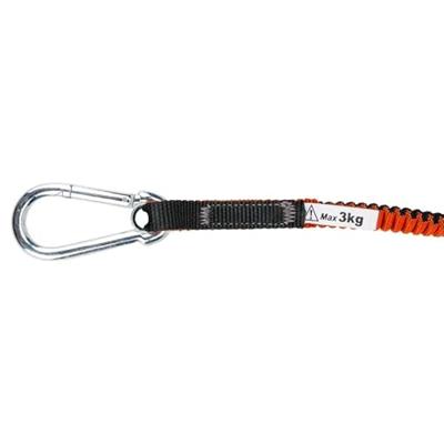 Bahco veiligheidskoord - 3875-LY2 - 1 vaste karabijnhaak - 1 vaste lus met schuifsluiting - 80cm