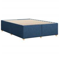 Bedframe zonder matras stof blauw 160x200 cm - thumbnail