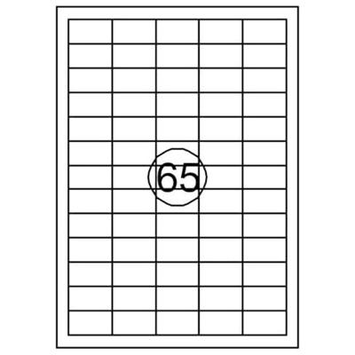 Etiket Quantore 38X21.2mm 975 stuks Etiket Quantore 38X21.2mm 975 stuks